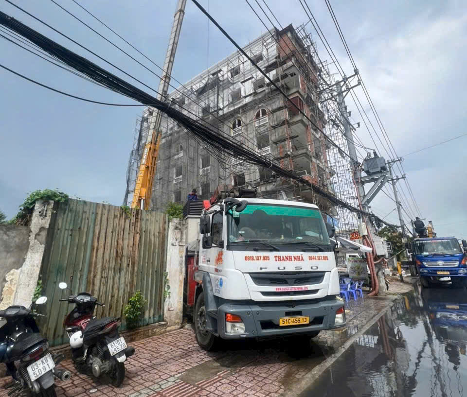 Dịch vụ cho thuê xe cẩu Thanh Nhã theo chuyến