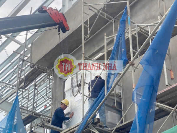 Thanh Nhã hỗ trợ lắp đặt thiết bị tại công trình cho khách hàng