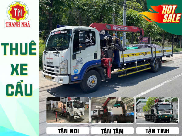 Cho Thuê Xe Cẩu Hỗ Trợ Treo Biển Hiệu, Dựng Sân Khấu Cho Thuê Xe Cẩu Hỗ Trợ Treo Biển Hiệu, Dựng Sân Khấu