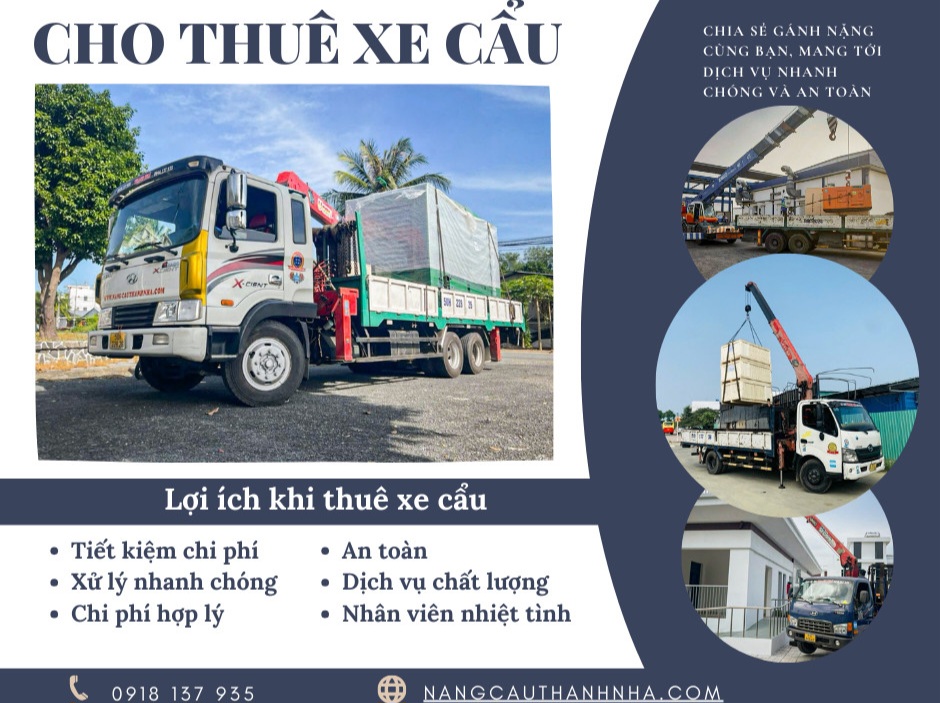 Cho thuê xe cẩu tại KCN Đức Hòa, Long An | An toàn - Nhanh chóng