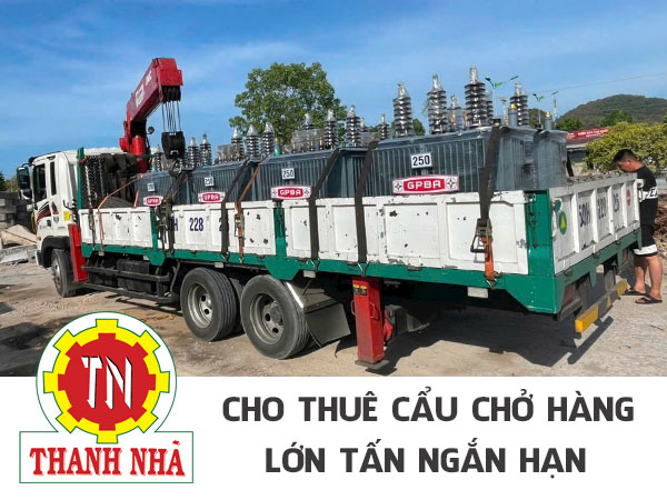 Cho thuê xe nâng cẩu có sức chứa lớn trong thời gian ngắn