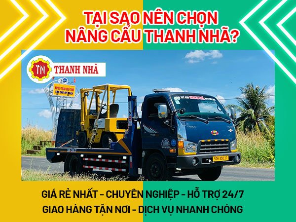 Dịch vụ cho thuê xe cẩu giao hàng đến Cà Mau