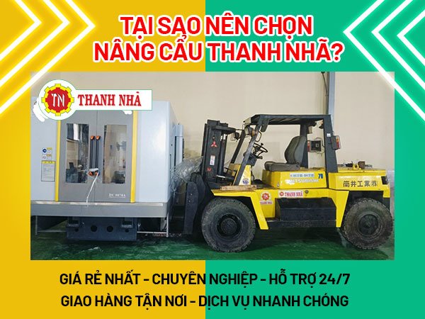 Dịch vụ cho thuê xe nâng dầu 7 tấn ở TPHCM