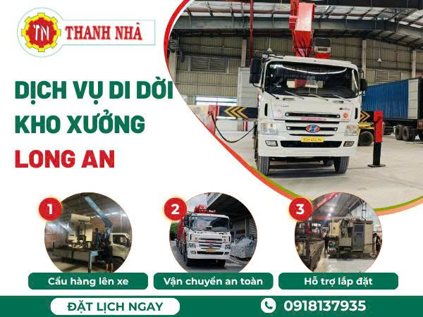 Dịch Vụ Di Dời Kho Xưởng Giá Rẻ Tại Long An | Uy Tín, Trọn Gói