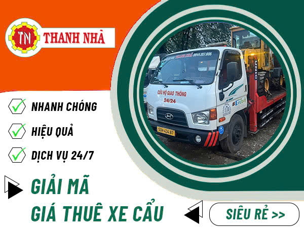 Giả mã cơn sốt giá thuê xe cẩu tại thành phố Hồ Chí Minh